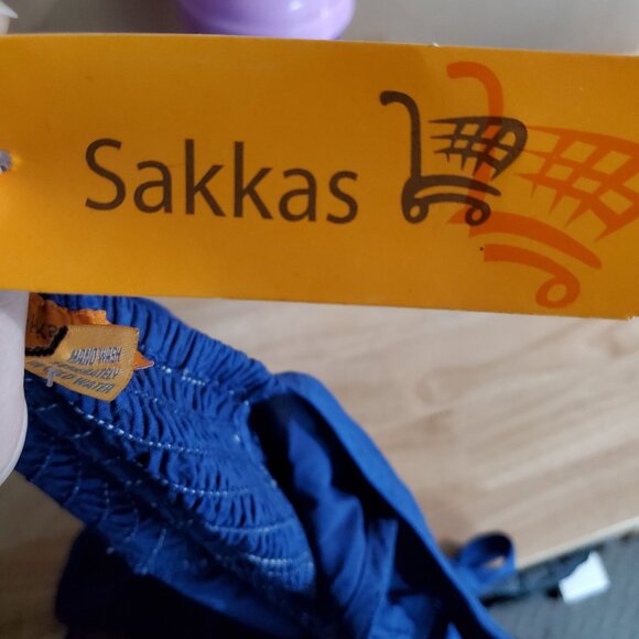 Sakkas Dress Womens Small Blue Boho Embroidered Sleeveless Handkerchief *NWT* - Picture 3 of 12